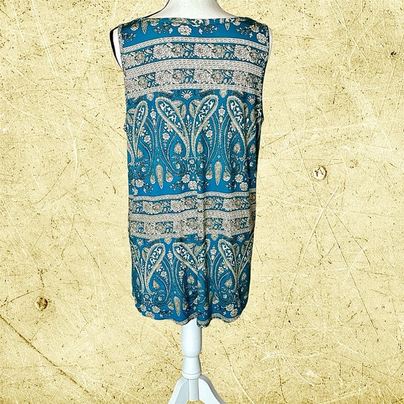 NWOT! LONGYUAN BOHEMIAN SLEEVELESS SHIRT - Picture 4 of 8